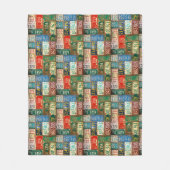 bord collectie achteraf fleece deken (Voorkant)