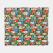 bord collectie achteraf fleece deken (Voorkant (Horizontaal))