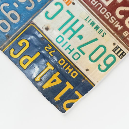 bord collectie achteraf fleece deken (Hoek)