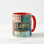 bord collectie met terugwerkende kracht mok (Voorkant rechts)