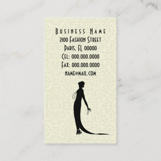 BORD COLOR Moi Mode wijzigen ~ Visitekaartje (Achterkant)