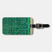 Bord computergeheugen bagagelabel (Voorkant horizontaal)
