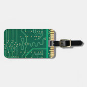 Bord computergeheugen bagagelabel (Voorkant horizontaal)