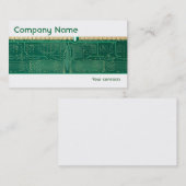 Bord computergeheugen visitekaartje (Voorkant / Achterkant)