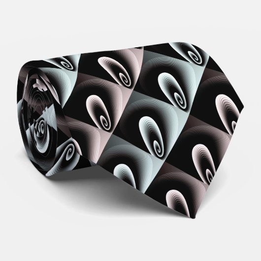 Bord Cyaan Blauw & Rood Bourgondië COOL Modern Pat Stropdas (Opgerold)