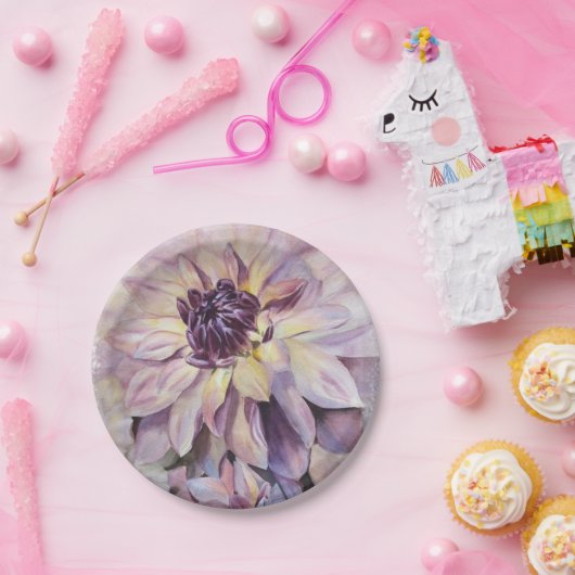 BORD DAHLIA FLOWER PAPER (Feest)