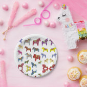 Bord Dala-paard van Artiest (Feest)