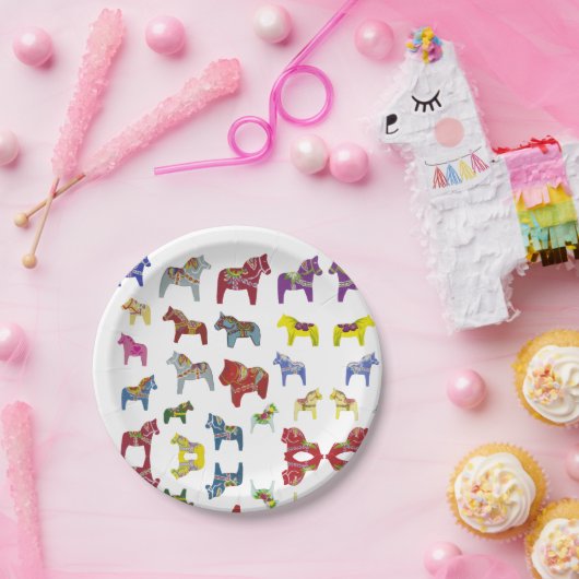 Bord Dala-paard van Artiest (Feest)