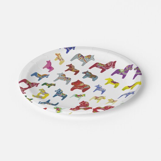 Bord Dala-paard van Artiest (Gekanteld)