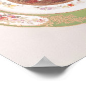 Bord dat het oude Pont de Sevres afgeeft Poster (Hoek)