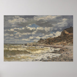 Bord de mer à Sainte-Adresse    zeegezicht Poster