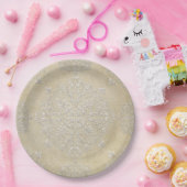 Bord Diamond Damask Lace Paper (Feest)