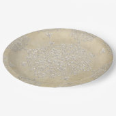 Bord Diamond Damask Lace Paper (Gekanteld)