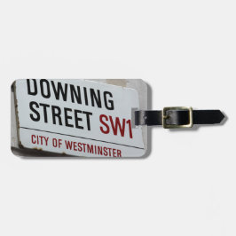 Bord Downing Street Bagagelabel