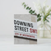 Bord Downing Street Briefkaart (Staand voorkant)