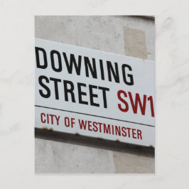 Bord Downing Street Briefkaart