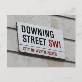 Bord Downing Street Briefkaart