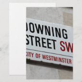Bord Downing Street Briefpapier (Voorkant / Achterkant)