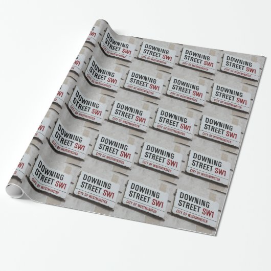 Bord Downing Street Cadeaupapier (Uitgerold)