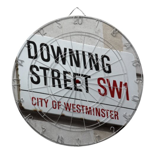 Bord Downing Street Dartbord (Voorkant)