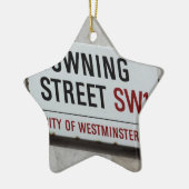Bord Downing Street Keramisch Ornament (Links)