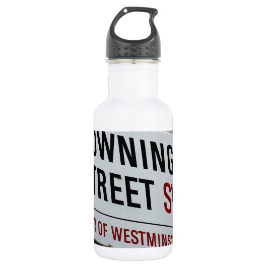 Bord Downing Street Waterfles (Voorkant)