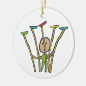 Bord draaien keramisch ornament (Links)