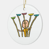 Bord draaien keramisch ornament (Links)