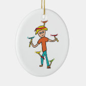 Bord draaien keramisch ornament (Rechts)