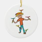 Bord draaien keramisch ornament (Voorkant)