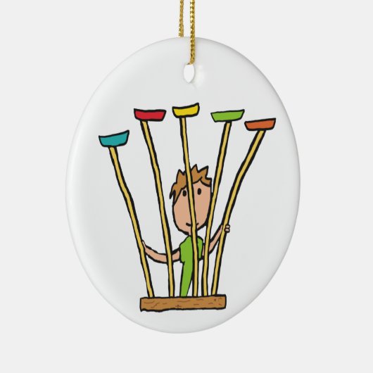 Bord draaien keramisch ornament (Rechts)