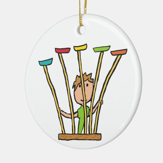 Bord draaien keramisch ornament (Links)