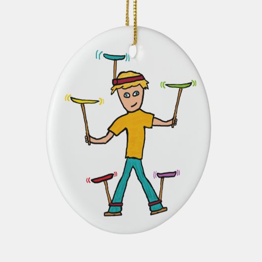 Bord draaien keramisch ornament (Rechts)