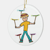 Bord draaien keramisch ornament (Links)