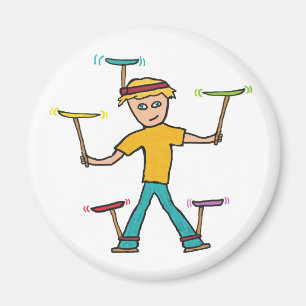 Bord draaien magneet