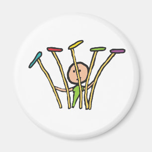 Bord draaien magneet