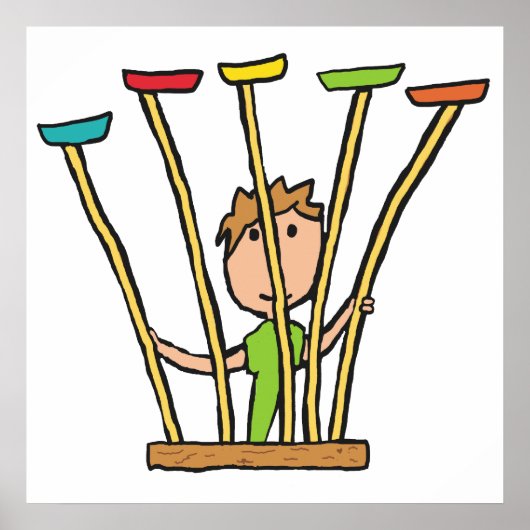 Bord draaien poster (Voorkant)