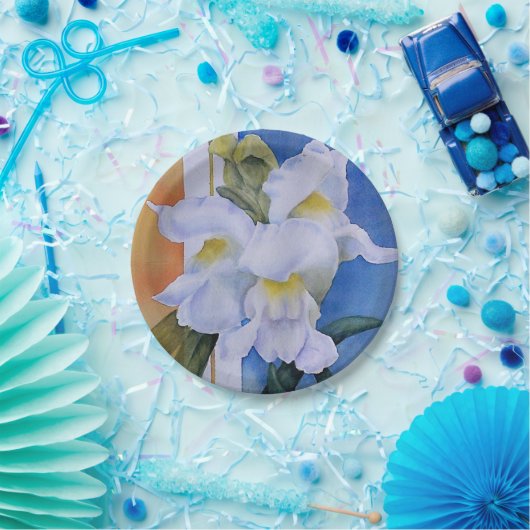 BORD DRIE WITTE SNAPDRAGONS PAPIER (Feest)