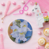 BORD DRIE WITTE SNAPDRAGONS PAPIER (Feest)