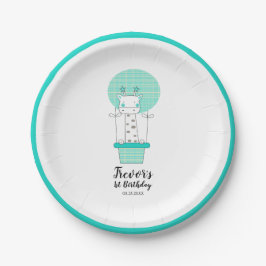 Bord eerste geboorte Giraffe 