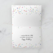 Bord en zilverwerk voor 99e verjaardag kaart (Binnen)