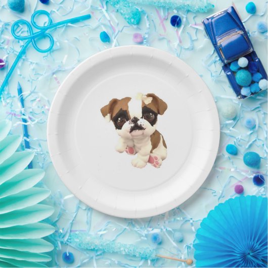 Bord Engels bulldog Paper (Feest)