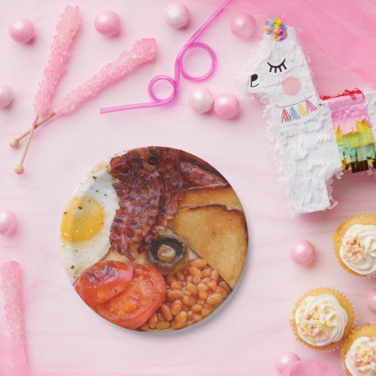 Bord Engelse ontbijtpapierpartij (Feest)