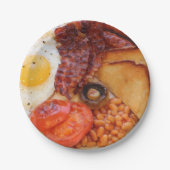 Bord Engelse ontbijtpapierpartij (Voorkant)