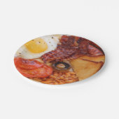 Bord Engelse ontbijtpapierpartij (Gekanteld)