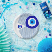 bord "Evil Eye" papier (Feest)