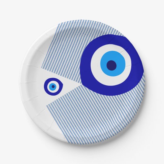 bord "Evil Eye" papier (Voorkant)