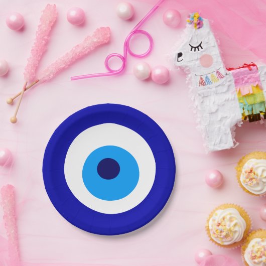 bord "Evil Eye" papier (Feest)