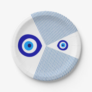 bord "Evil Eye" papier