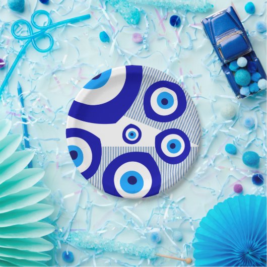 bord "Evil Eye" papier (Feest)